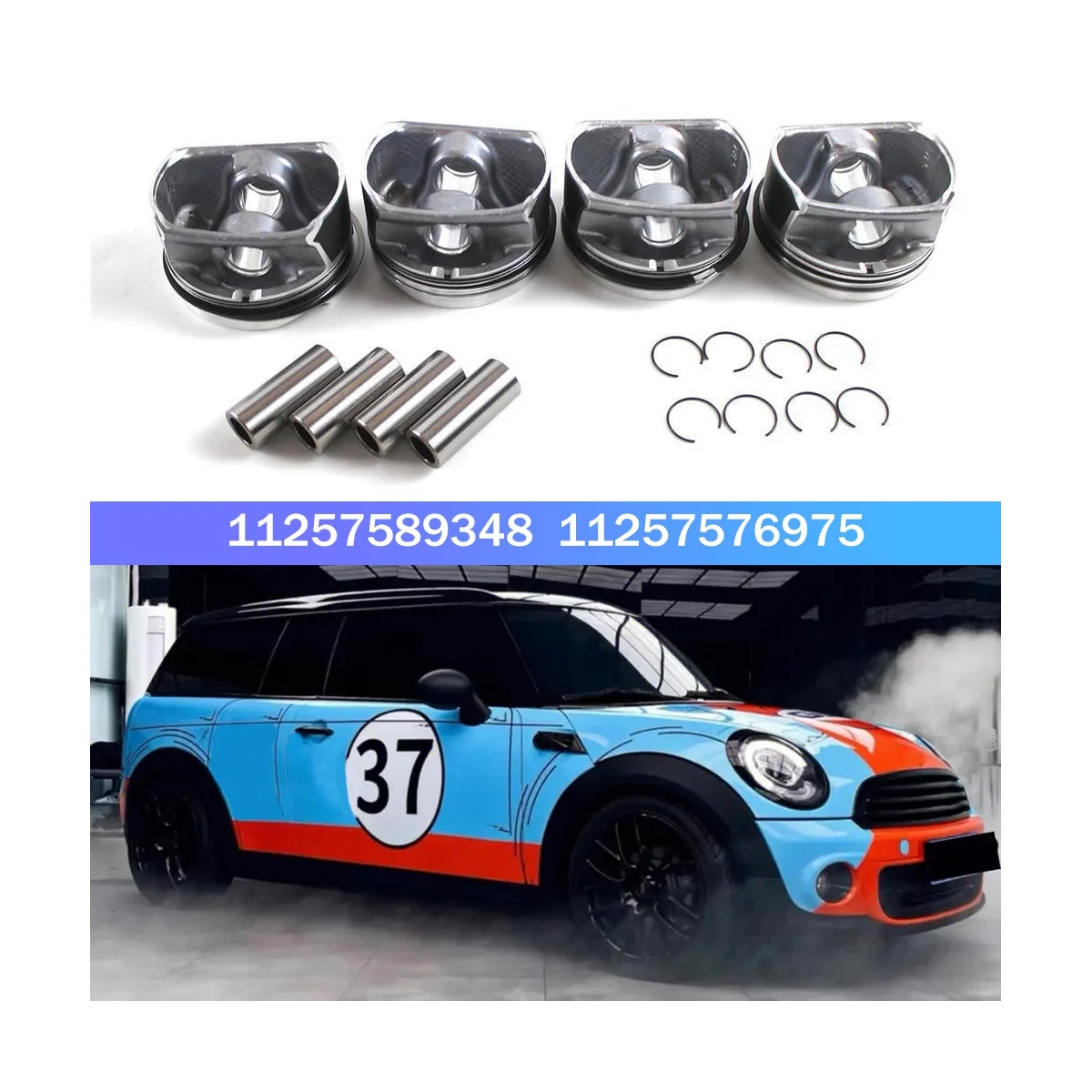 Комплект поршней и колец двигателя N12 N16 77 мм набор STD для MINI R55 R56 R57 R58 Cooper Countryman Paceman 2006-2016 11257589348
Комплект поршней и колец двигателя N12 N16 77 мм набор STD для MINI R55 R56 R57 R58 Cooper Countryman Paceman 2006-2016 11257589348