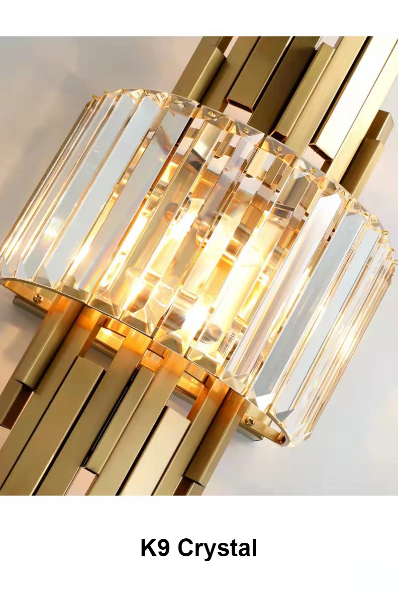 Light Luxury LED Wall Lamp Crystal Modern Wall Light Gold Nordic Wall Sconce Indoor Lighting Home Decor Living Room Bedroom Light Luxury LED Wall Lamp Crystal Modern Wall Light Gold Nordic Wall Sconce Indoor Lighting Home Decor Living Room Bedroom