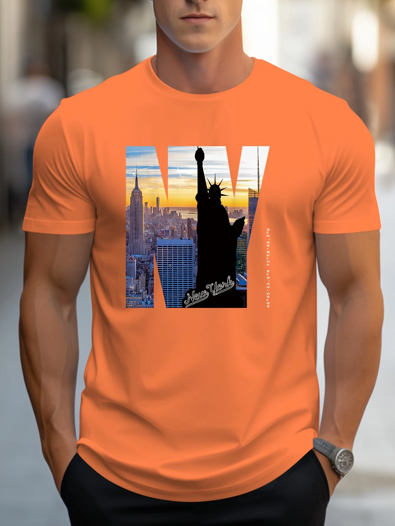Summer Vibes Graphic Printed Crew Neck Men's T-Shirt - Soft Casual Short Sleeve, Regular Fit, Suitable for Outdoor Activities
Summer Vibes Graphic Printed Crew Neck Men's T-Shirt - Soft Casual Short Sleeve, Regular Fit, Suitable for Outdoor Activities