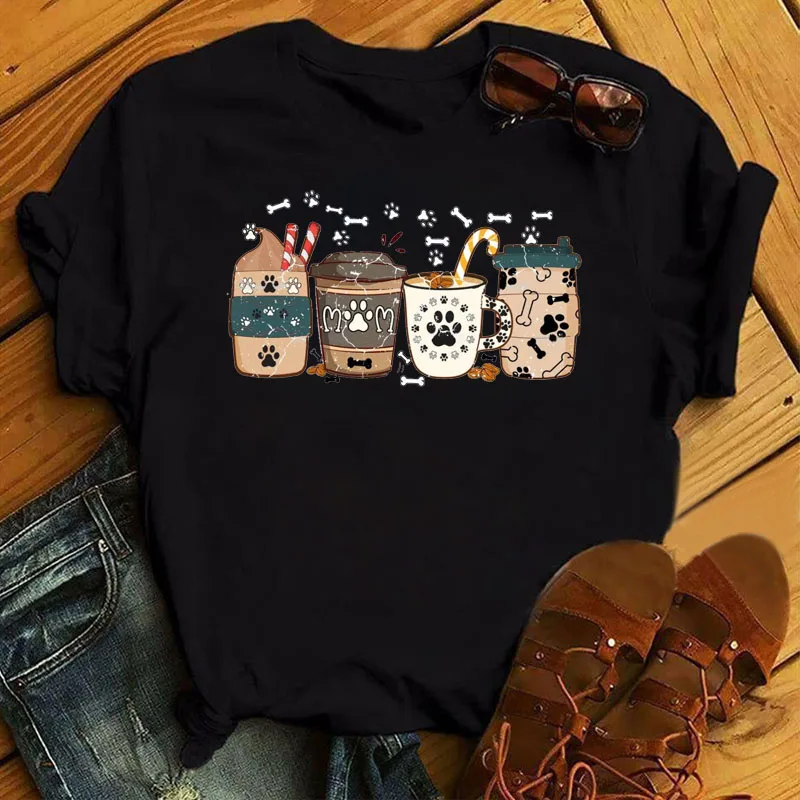 Dog Mom Coffee Lover T-shirt New Fashion Women T-shirt Casual Short Sleeve Tops Tee Female Cute Black T-shirts Clothing
Dog Mom Coffee Lover T-shirt New Fashion Women T-shirt Casual Short Sleeve Tops Tee Female Cute Black T-shirts Clothing