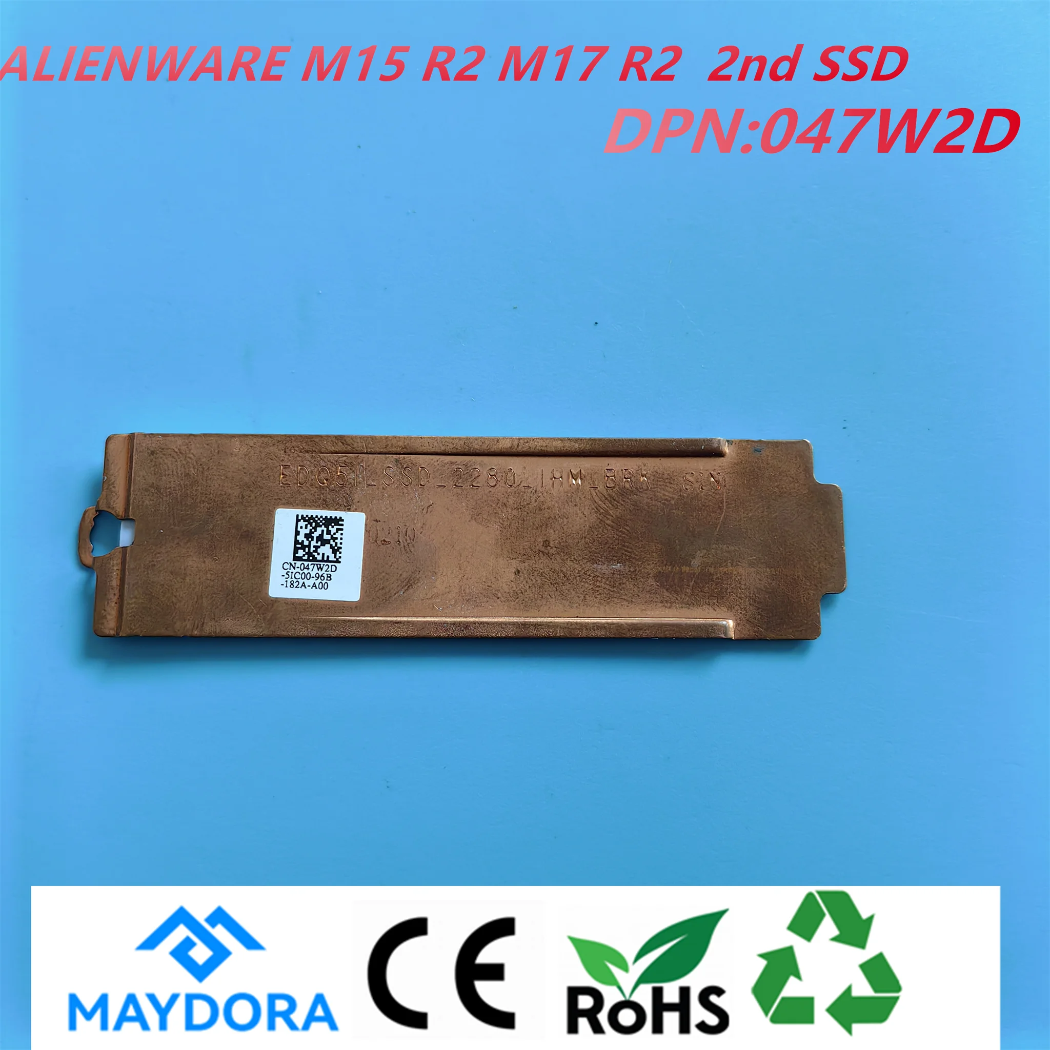 Торг новый ноутбук 2280 SSD охлаждающая пластина для DELL ALIENWARE M15 R2 M17 R2 серии 2ND ssd 047W2D
Торг новый ноутбук 2280 SSD охлаждающая пластина для DELL ALIENWARE M15 R2 M17 R2 серии 2ND ssd 047W2D