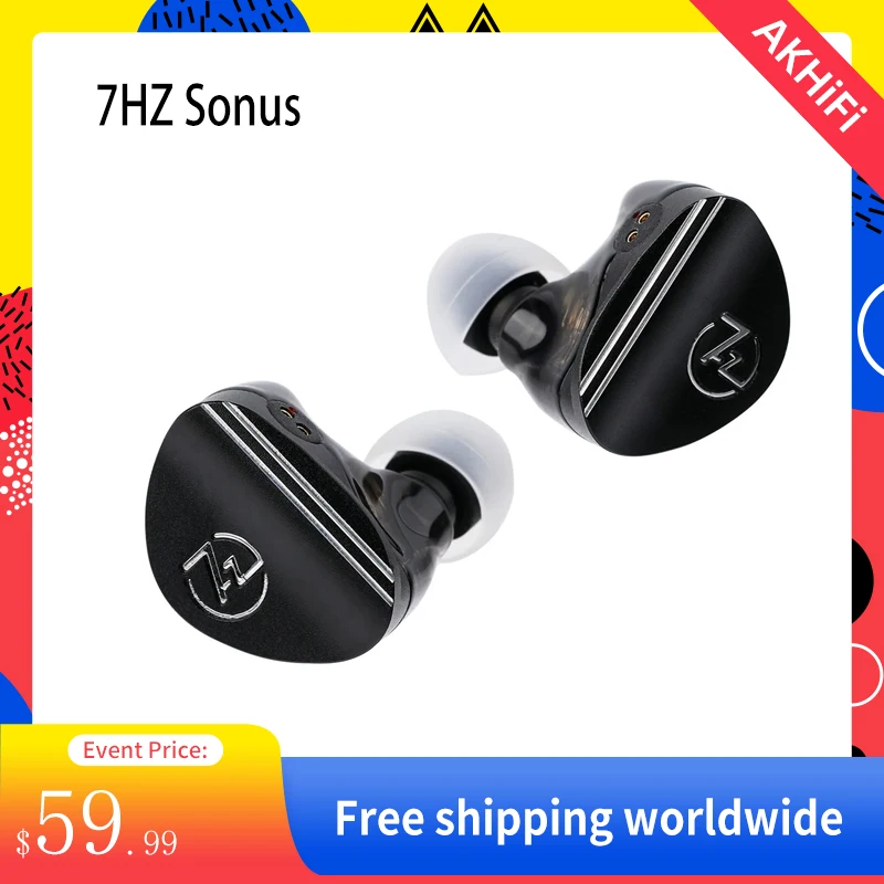7HZ Sonus 1DD+1BA Hybrid IEM HiFi In-ear Earphones with Detachable High-end Silver-plated OCC Cable for Audiophile Musician
7HZ Sonus 1DD+1BA Hybrid IEM HiFi In-ear Earphones with Detachable High-end Silver-plated OCC Cable for Audiophile Musician