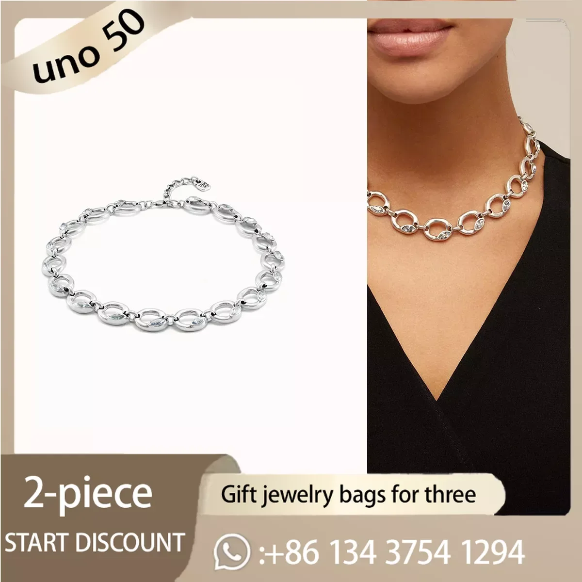 2024 New UNO DE 50 Fashion 925 Silver Circular Type Pendant High Quality Jewelry Gift
2024 New UNO DE 50 Fashion 925 Silver Circular Type Pendant High Quality Jewelry Gift