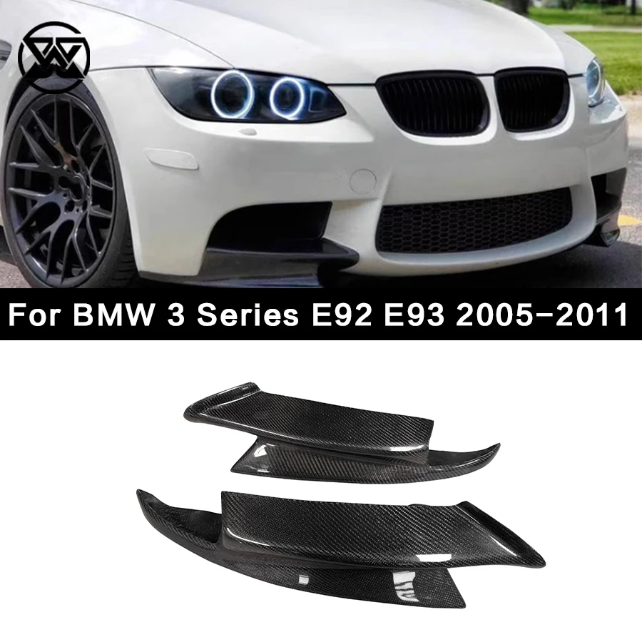 Carbon Fiber Front Chin Bumper Lip Guards Wrapping Angle For BMW 3 Series E92 E93 2005-2011 Car Spoiler Wrap Corner upgrade
Carbon Fiber Front Chin Bumper Lip Guards Wrapping Angle For BMW 3 Series E92 E93 2005-2011 Car Spoiler Wrap Corner upgrade