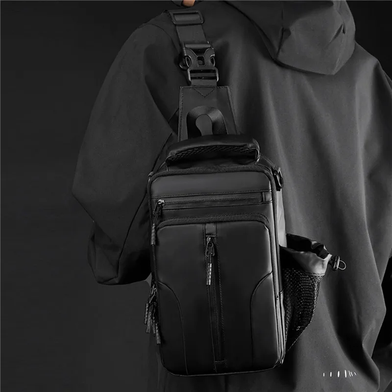 Multifunction Crossbody Bag Men USB Charging Chest Pack Waterproof Large Capacity Shoulder Bag Short Trip Messengers Chest Bag
Multifunction Crossbody Bag Men USB Charging Chest Pack Waterproof Large Capacity Shoulder Bag Short Trip Messengers Chest Bag