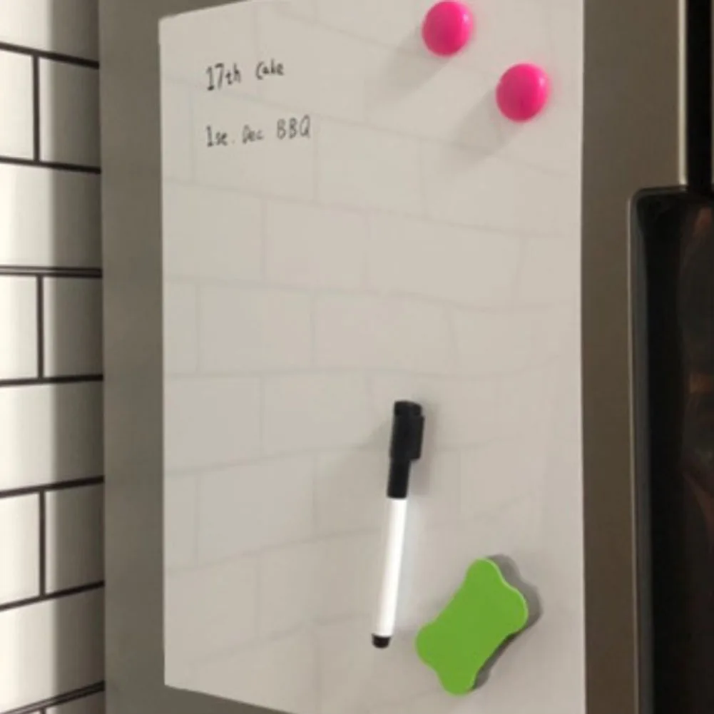 Home Decor Magnetic Fridge Magnets Whiteboard Rubber Dry Erase Memo Message Boards Kitchen Notice Board 8 Color Small Marker Pen
Home Decor Magnetic Fridge Magnets Whiteboard Rubber Dry Erase Memo Message Boards Kitchen Notice Board 8 Color Small Marker Pen