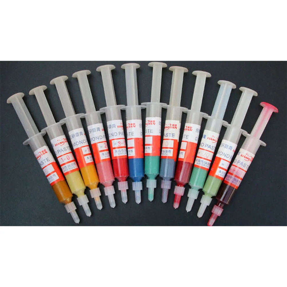 12pcs Polishing Lapping Paste Lapping Paste Polishing Compound for Steel Metal Mirror Jewellery Gemstone
12pcs Polishing Lapping Paste Lapping Paste Polishing Compound for Steel Metal Mirror Jewellery Gemstone