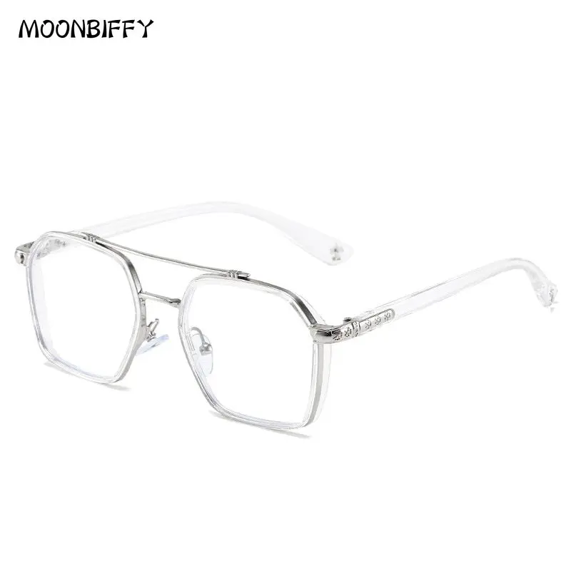 Miroir d'ordinateur anti-lumière bleue à double faisceau rétro pour hommes et femmes, lecture et jeux, protection des yeux 5