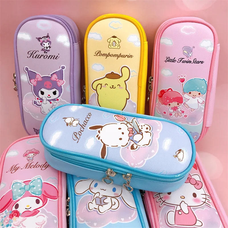 2022 Sanrio Stationery Box Kawaii HelloKitty Mymelody Cinnamoroll Children's Pencil Ruler Storage Bag Student Stationery Bag
2022 Sanrio Stationery Box Kawaii HelloKitty Mymelody Cinnamoroll Children's Pencil Ruler Storage Bag Student Stationery Bag
