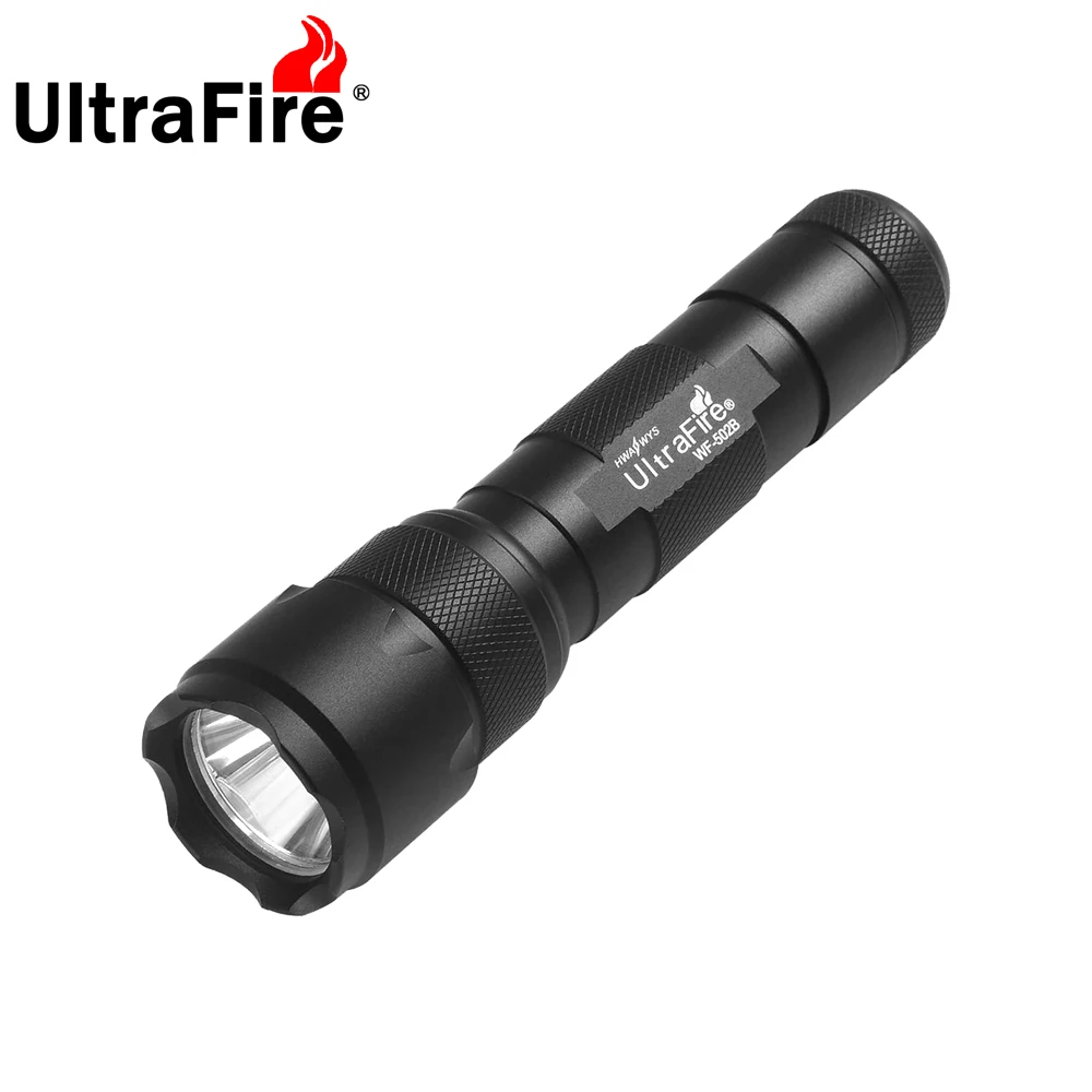 

UltraFire 502B Ultra Powerful Led Flashlight High Power Military Tactical Torch Light Super Bright 1000 Lumens Rechargeable Lamp