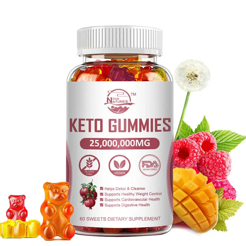 

NATURE 'S LIVE KETO DET Жвачка 25 000 000 мг сжигания жира для похудения