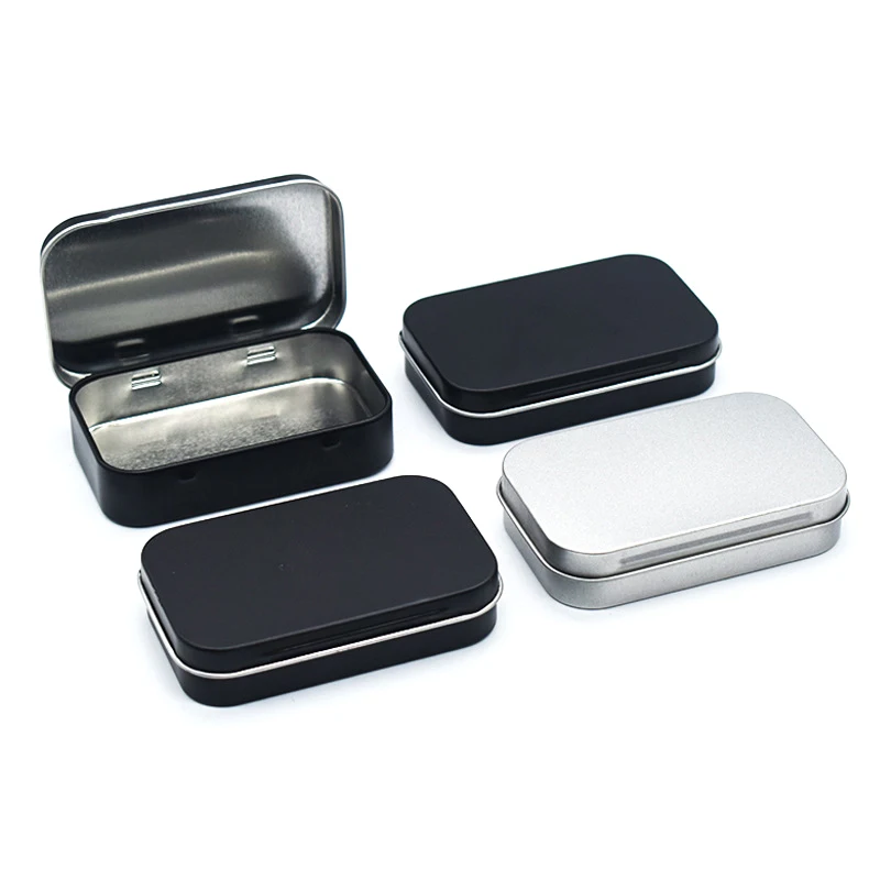 Metal Rectangular Empty Mini Tin Box Tinplate Push Candy Pill Cases Bins Jar Hinged Containers Small Organizer Storage Box
Metal Rectangular Empty Mini Tin Box Tinplate Push Candy Pill Cases Bins Jar Hinged Containers Small Organizer Storage Box