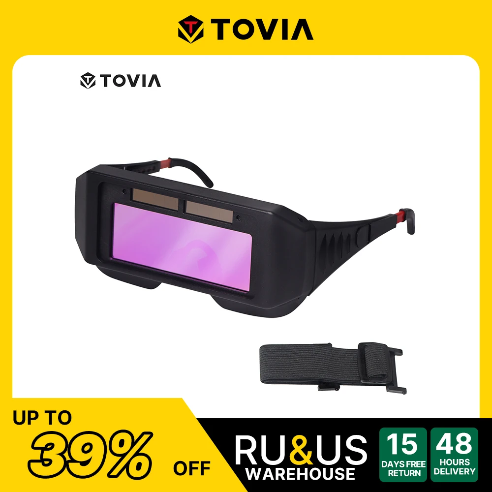 Solar Powered Welding Helmet Auto Darkening Welding Goggles LCD Welder Glasses for TIG MIG MMA Plasma Welder Glasses
Solar Powered Welding Helmet Auto Darkening Welding Goggles LCD Welder Glasses for TIG MIG MMA Plasma Welder Glasses