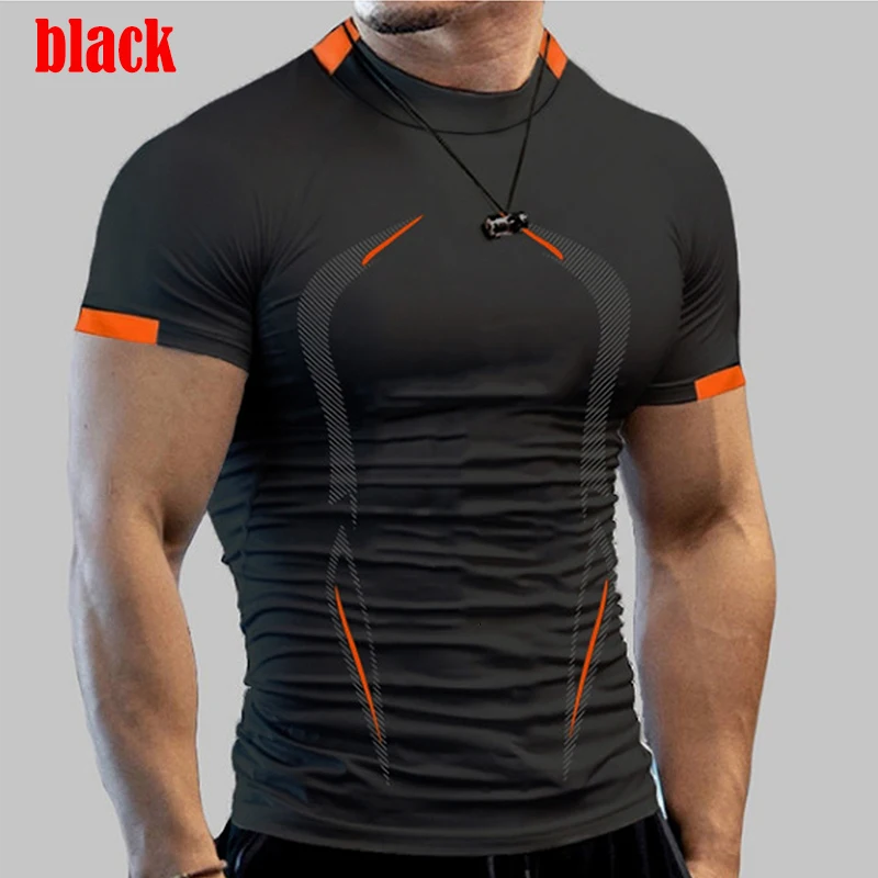 New Men's Fashion Summer T-Shirt Short Sleeve Shirt Round Neck Slim Tops Bodybuilding Muscle Plus Size Workout Quickdrying Tees
New Men's Fashion Summer T-Shirt Short Sleeve Shirt Round Neck Slim Tops Bodybuilding Muscle Plus Size Workout Quickdrying Tees