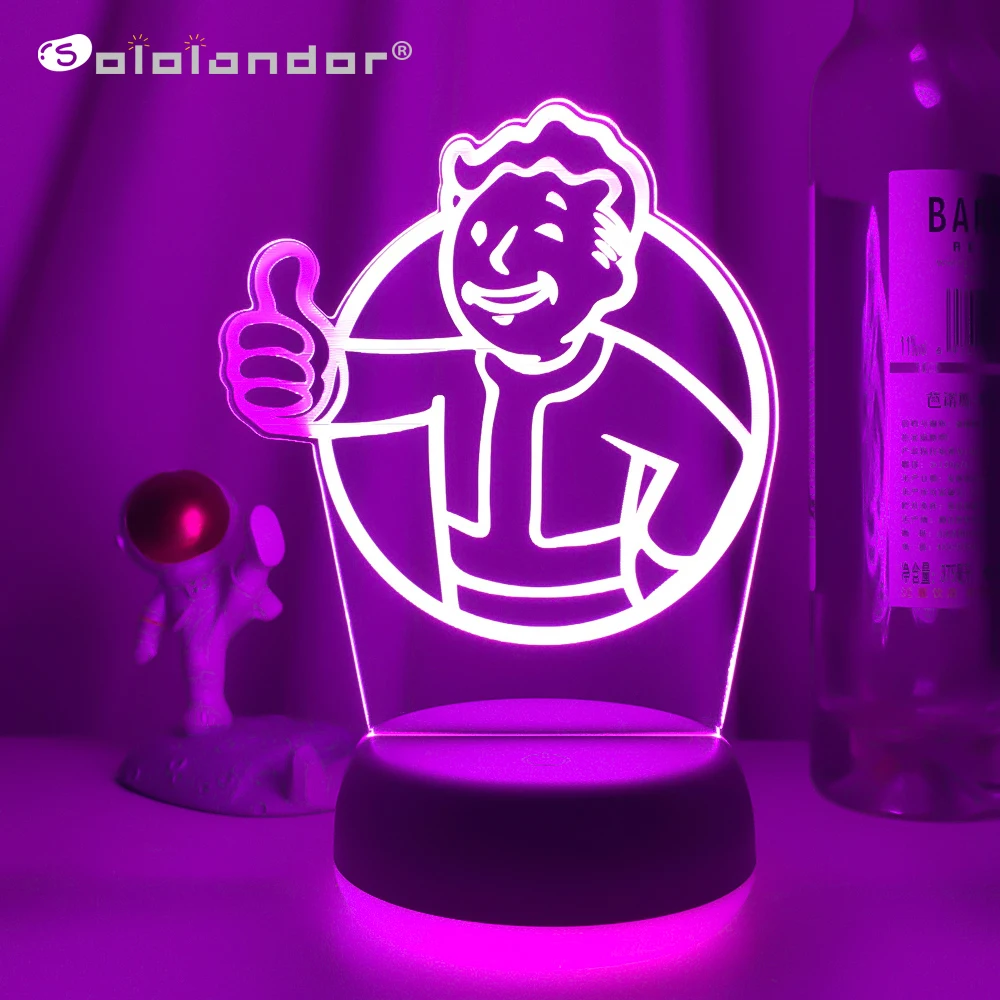 Game Fallout Shelter Logo Led Night Light for Kids Child Bedroom Decoration Cool Event Prize Nightlight Colorful Usb Table Lamp
Game Fallout Shelter Logo Led Night Light for Kids Child Bedroom Decoration Cool Event Prize Nightlight Colorful Usb Table Lamp