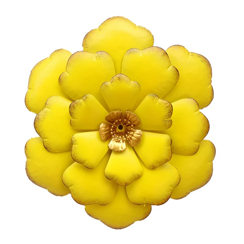 Metal Flower Wall Decoration Art Ornaments Flower Wall Art That Can Be Hung on the Porch of the Living Room (Yellow)
Metal Flower Wall Decoration Art Ornaments Flower Wall Art That Can Be Hung on the Porch of the Living Room (Yellow)