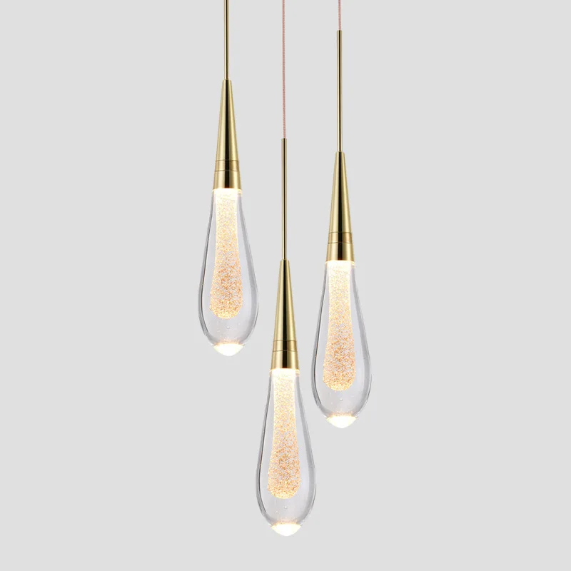 Creative Post-Modern Crystal Glass led Pendant Lights Hanglamp Drop Light Restaurant Bar Pendant Lamp Staircase Lamps
Creative Post-Modern Crystal Glass led Pendant Lights Hanglamp Drop Light Restaurant Bar Pendant Lamp Staircase Lamps
