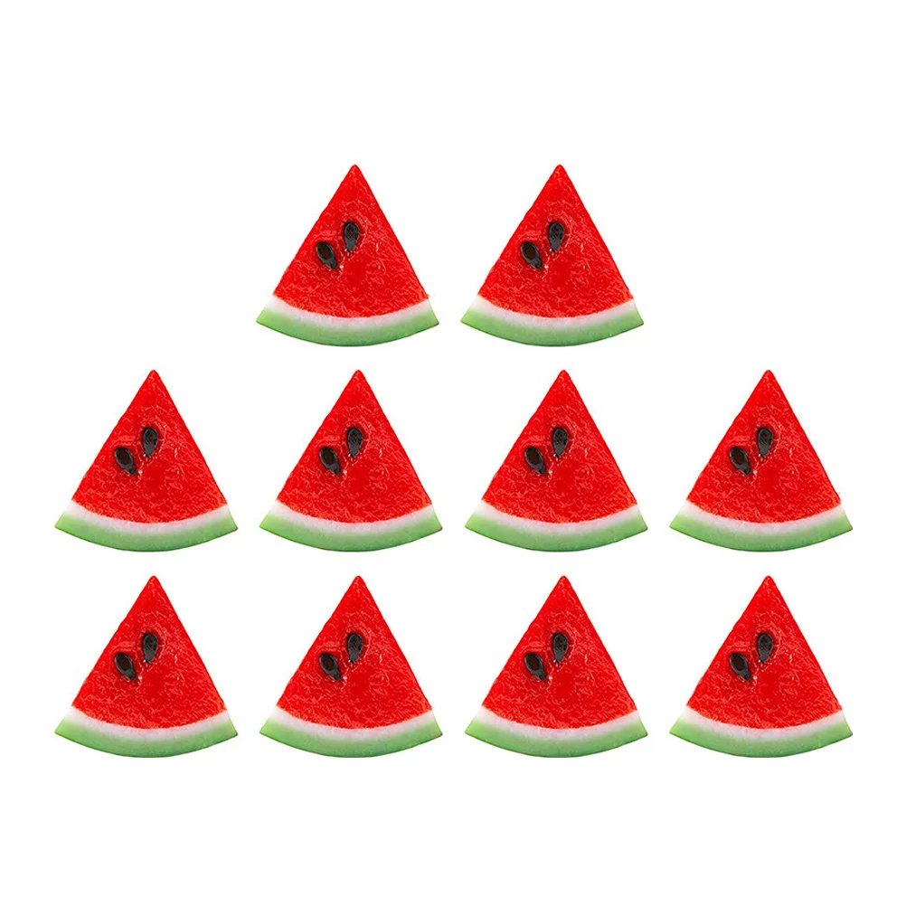 10 Pcs Model Watermelon Simulated Slices Fruit Fake Pvc Party Decorations Fruits 
10 Pcs Model Watermelon Simulated Slices Fruit Fake Pvc Party Decorations Fruits