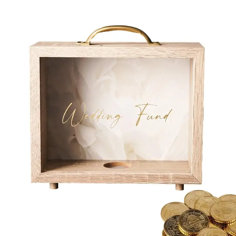 Wooden Money Bank Coin Bank Money Bank Durable Wood Bank Coin Bank Creative Vacation Fund Box Decorative Suitcase Shape Money
Wooden Money Bank Coin Bank Money Bank Durable Wood Bank Coin Bank Creative Vacation Fund Box Decorative Suitcase Shape Money