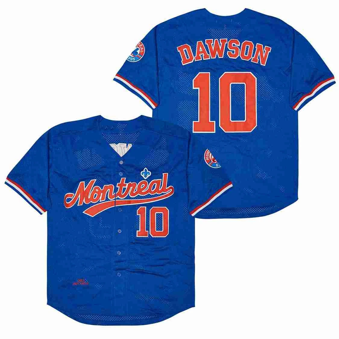 

Baseball Jersey Montreal 8 Carter 27 Guerrero 45 Martinez 10 Dawson Jerseys Sports Outdoor Sewing Embroidery Blue High-quality