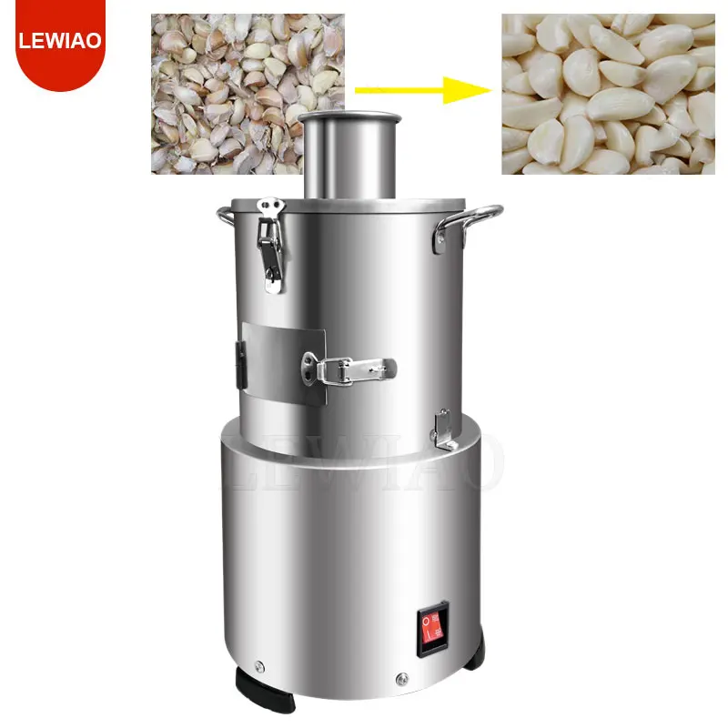 

110V 220V Small Portable Automatic Garlic Peeling Machine Restaurant Use Electric Garlic Peeler Peel Remover Machine