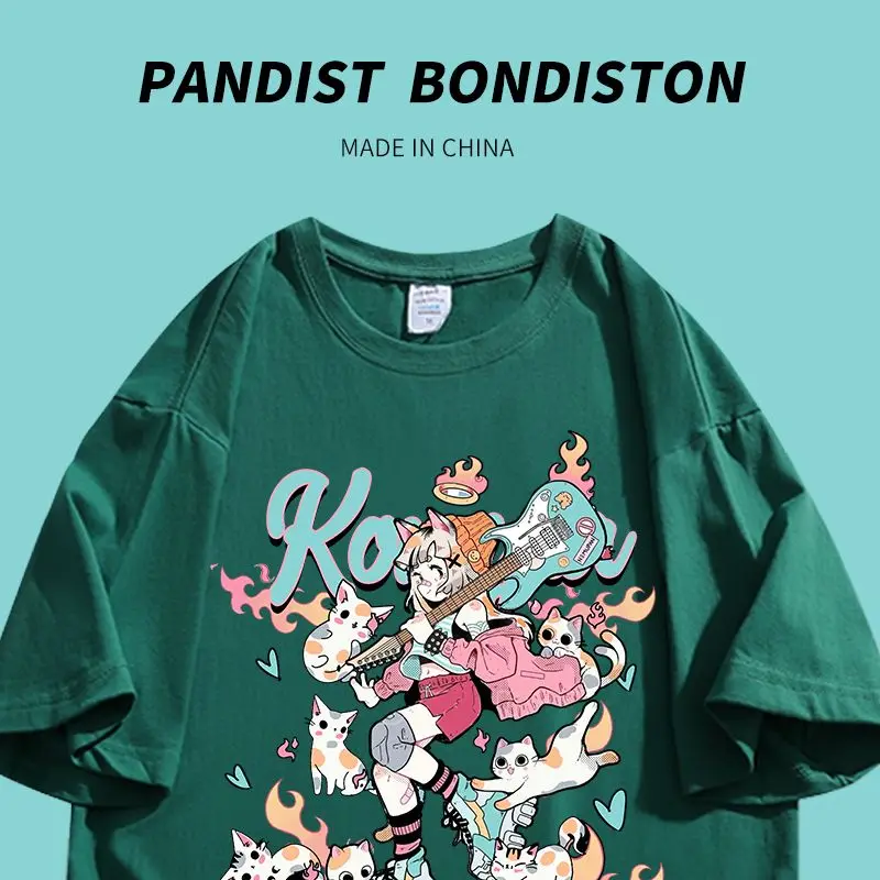 Harajuku cotton Japanese summer new anime cat ear girl print T-shirt y2k top oversized t shirt streetwear men clothing
Harajuku cotton Japanese summer new anime cat ear girl print T-shirt y2k top oversized t shirt streetwear men clothing