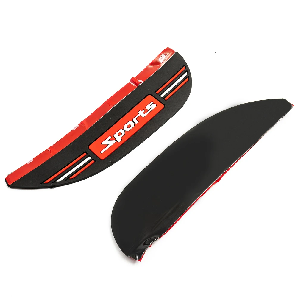 

Rearview Mirror Visor Accessories Board Rain Eyebrow Black Cover High-quality PVC Rain Remover Approx 180mm*60mm Hot Sale