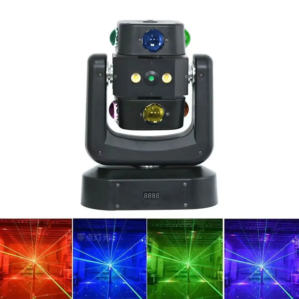 New Style LED Arm Wind Fire Wheel Lamp Red Green Laser Moving Head Lights DMX Control for Disco Party and Stage Performance
New Style LED Arm Wind Fire Wheel Lamp Red Green Laser Moving Head Lights DMX Control for Disco Party and Stage Performance