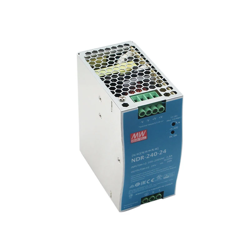 Mean Well NDR-240-24 240 Вт 24 в 10 А программируемый источник питания постоянного тока
Mean Well NDR-240-24 240 Вт 24 в 10 А программируемый источник питания постоянного тока