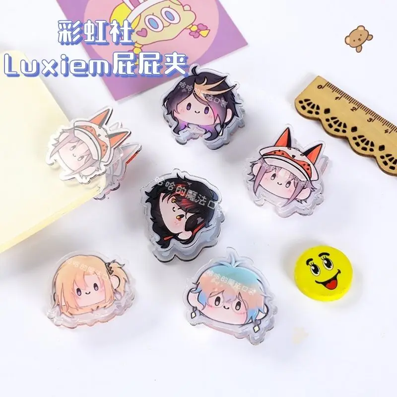 Nijisanji Luxiem Acrylic PP Clip Vox Muysta Luca Ike Shu File Clips Document Storage Pretty Cute Clip Anime Stationery Supplies
Nijisanji Luxiem Acrylic PP Clip Vox Muysta Luca Ike Shu File Clips Document Storage Pretty Cute Clip Anime Stationery Supplies