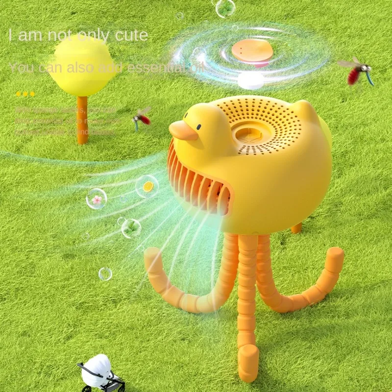 2024 New Stroller Fan USB Silent Portable Octopus Large Air Volume Mini Electric Fan Mini Portable charging neck fan
2024 New Stroller Fan USB Silent Portable Octopus Large Air Volume Mini Electric Fan Mini Portable charging neck fan