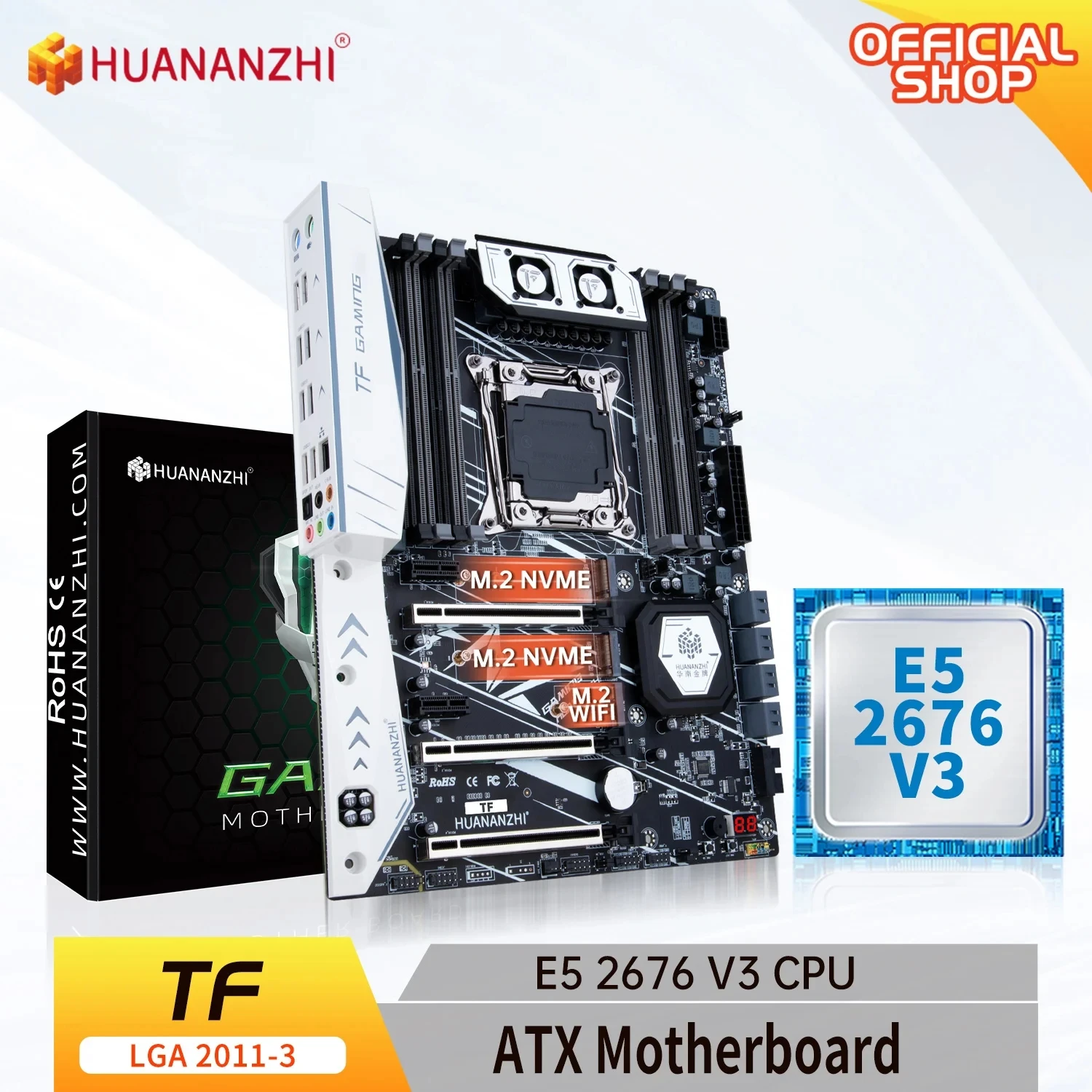 HUANANZHI X99 TF LGA 2011-3 XEON X99 материнская плата с Intel E5 2676 V3 поддержка DDR3 DDR4 RECC память комбинированный комплект NVME SATA
HUANANZHI X99 TF LGA 2011-3 XEON X99 материнская плата с Intel E5 2676 V3 поддержка DDR3 DDR4 RECC память комбинированный комплект NVME SATA