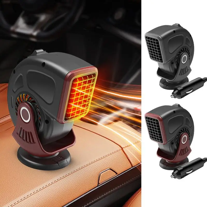 

Heater For Car Portable Car Heater Winter Defroster Rotatable Automotive Heating Gadget Automobile Interior Fast Heating tools