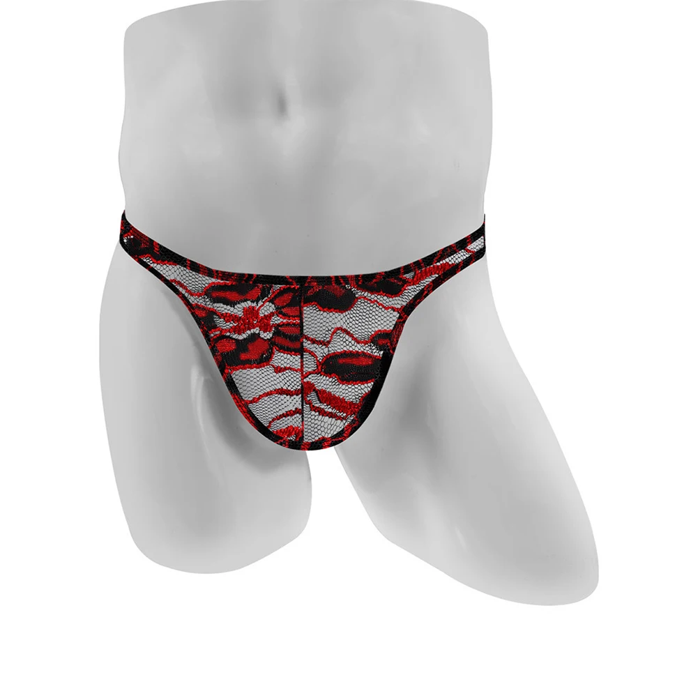 Men Sexy Lece Sissy Briefs Mesh Transparent Lingerie Big Pouch U Convex Panties T-Back Embroidery Underwear Erotic Knickers
Men Sexy Lece Sissy Briefs Mesh Transparent Lingerie Big Pouch U Convex Panties T-Back Embroidery Underwear Erotic Knickers