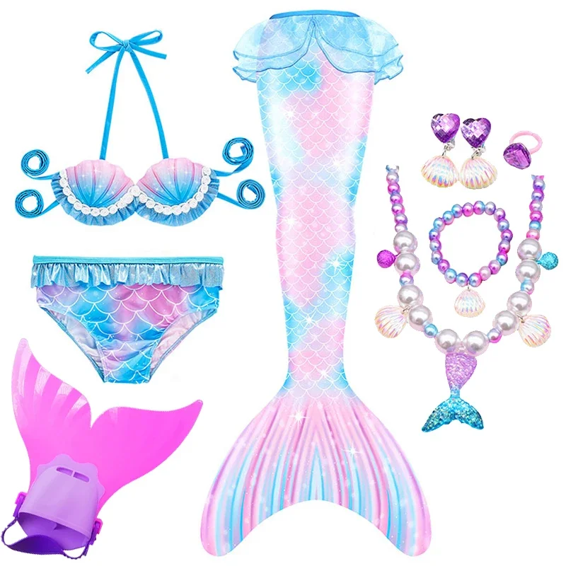 Mermaid Tail With Monofin Fit For Girls Mermaid Costume Cosplay For Kids Children Swimming Suit Birthday Party Gifts
Mermaid Tail With Monofin Fit For Girls Mermaid Costume Cosplay For Kids Children Swimming Suit Birthday Party Gifts