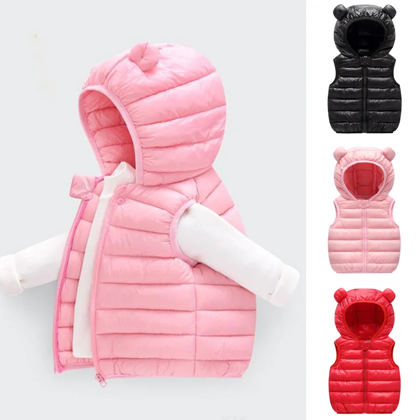 Children Warm Hooded Vest For Boys Girls Solid Color Down Cotton Soft Waistcoat Winter Kids Sleeveless Outwear Toddler Clothing
Children Warm Hooded Vest For Boys Girls Solid Color Down Cotton Soft Waistcoat Winter Kids Sleeveless Outwear Toddler Clothing