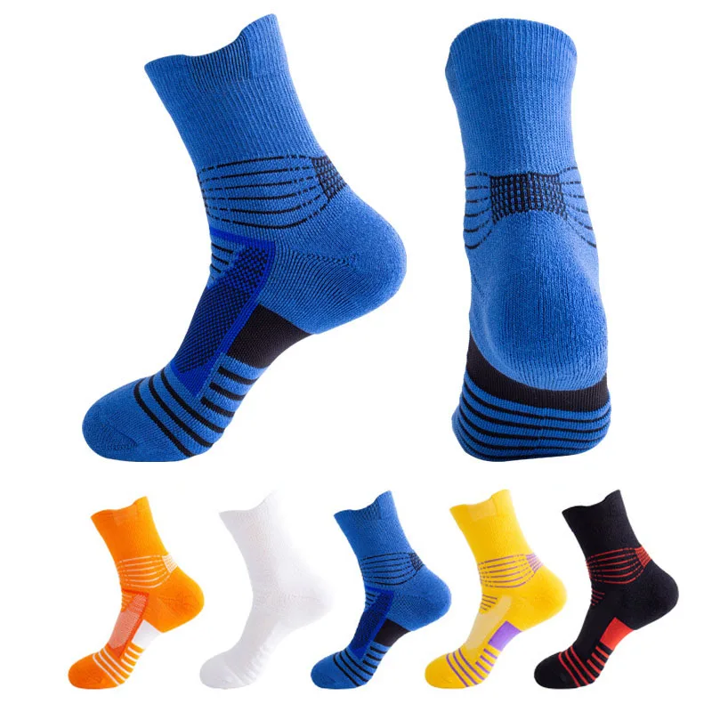 

Boys Sports Basketball Quarter Socks Performance Elite Thick Cushioned Athletic Compression Training Running Crew Ankle Socks