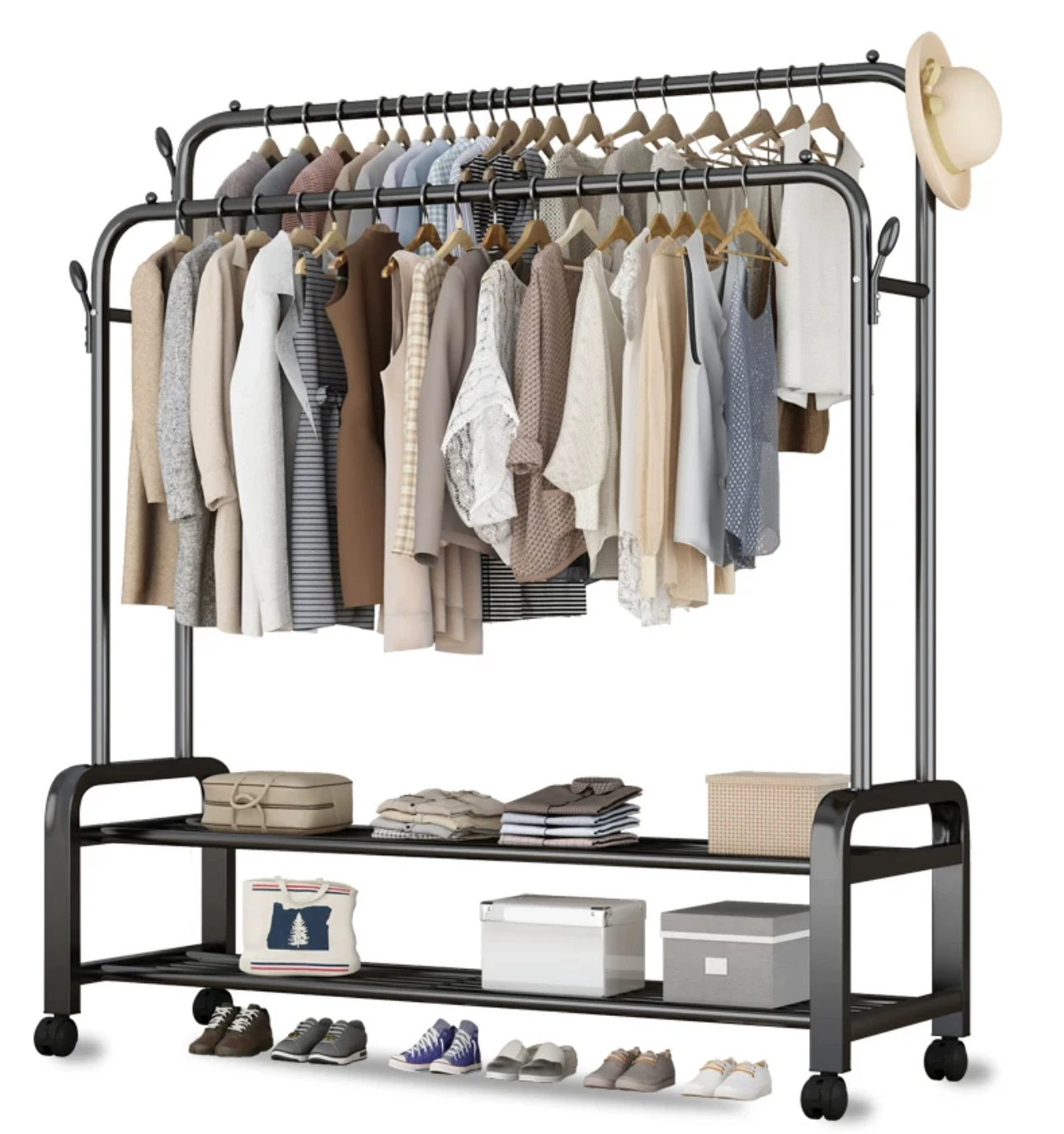 Clothes rack floor bedroom home clothes rack indoor folding clothes rail simple storage balcony clothes rack
Clothes rack floor bedroom home clothes rack indoor folding clothes rail simple storage balcony clothes rack