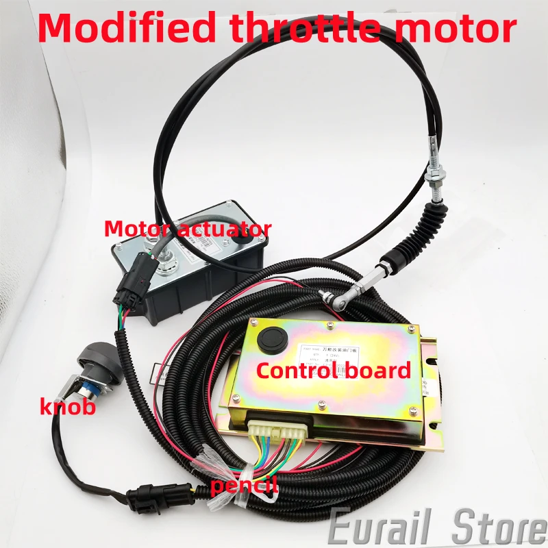 Universal Throttle Motor Fool Throttle Motor Automatic Idle Speed Modification Throttle Assembly Doosan Sany Excavator Parts
Universal Throttle Motor Fool Throttle Motor Automatic Idle Speed Modification Throttle Assembly Doosan Sany Excavator Parts