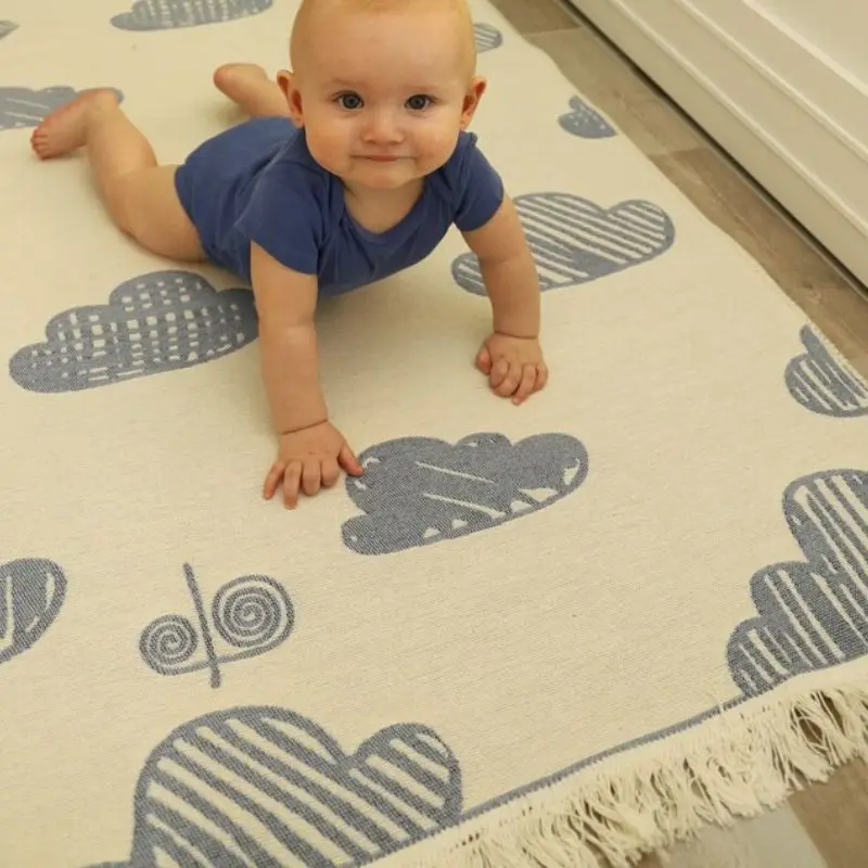 Мягкий Плюшевый коврик для детской комнаты, с кисточками
Мягкий Плюшевый коврик для детской комнаты, с кисточками