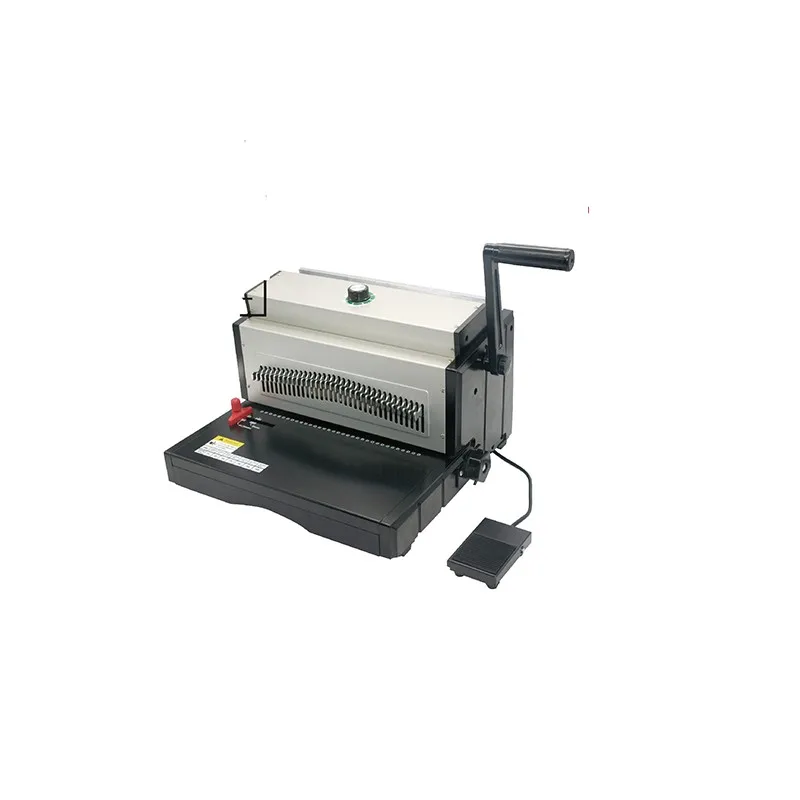 

CY-ET8708 electrical punch wire 3:1 spiral book binding machine with pin binding machine