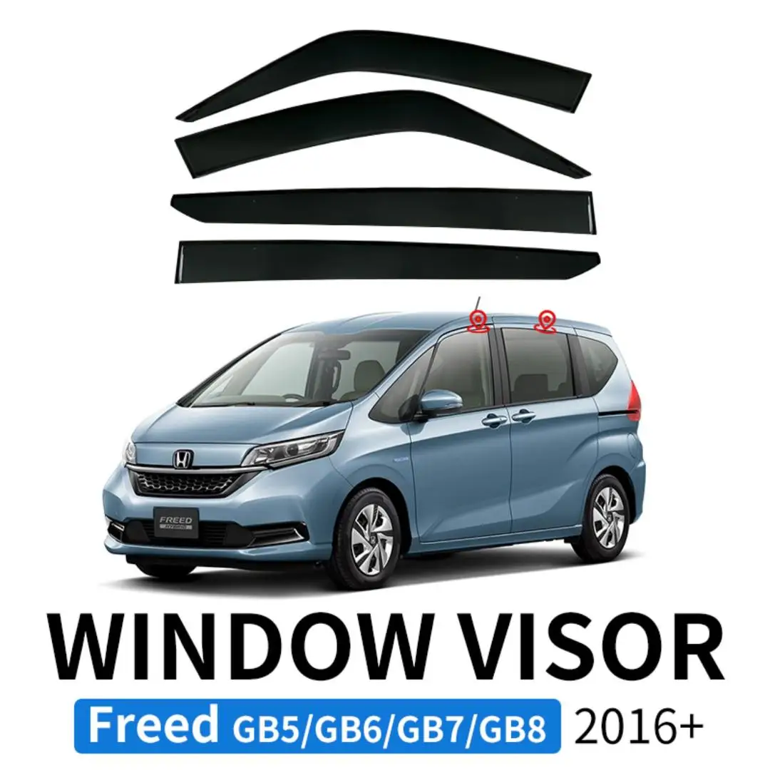 For HONDA Freed GB3 GB4 GP3 GB5 GB6 GB7 GB8 2008-2015 2016-2023 Plastic Window Visor Vent Shades Sun Rain Deflector Guard
For HONDA Freed GB3 GB4 GP3 GB5 GB6 GB7 GB8 2008-2015 2016-2023 Plastic Window Visor Vent Shades Sun Rain Deflector Guard