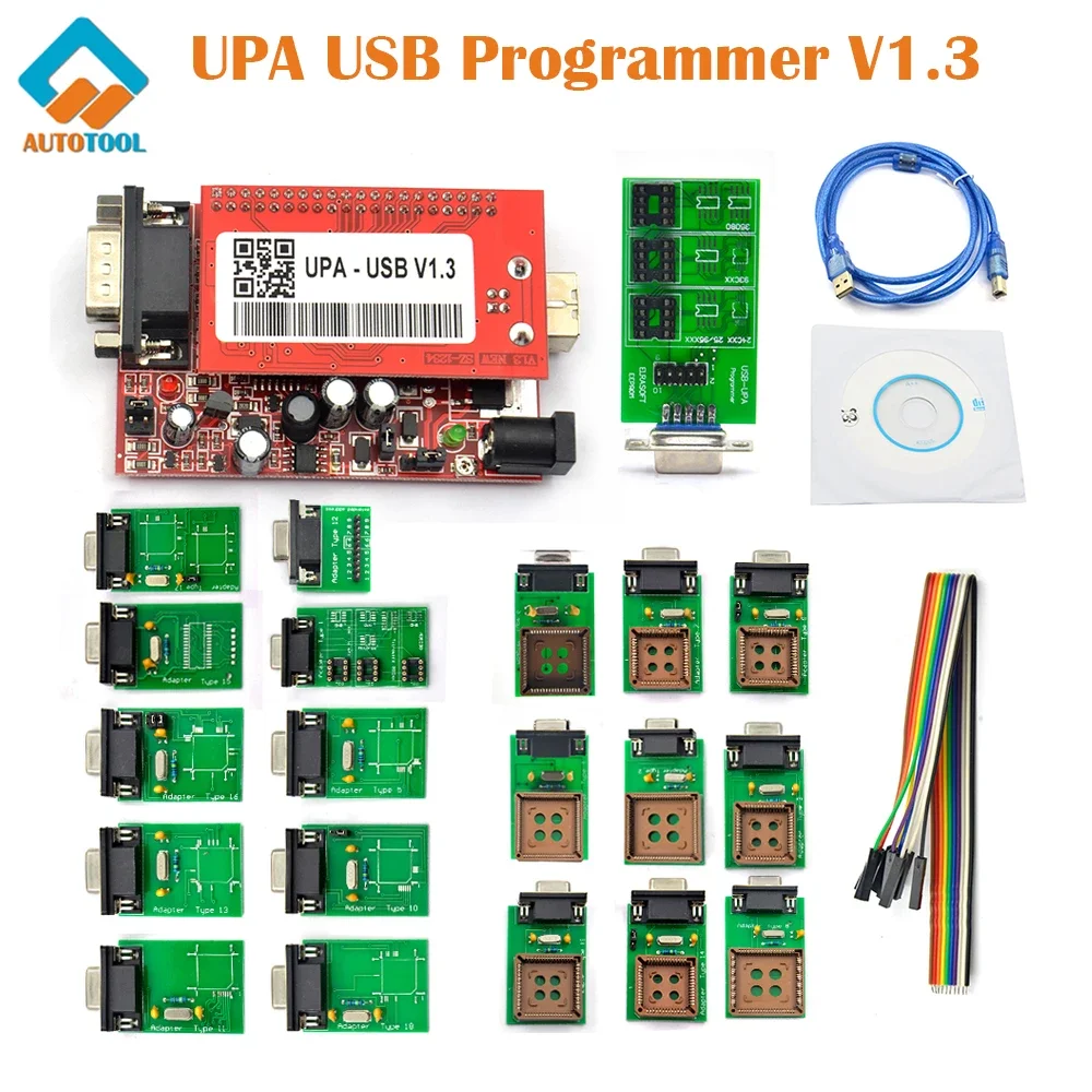 UPA USB Programmer V1.3 Diagnostic Tool ECU Chip Tuning Tools UPA-USB ECU Programmer Eeprom Adapters NEC Functions 24C01 85C92
UPA USB Programmer V1.3 Diagnostic Tool ECU Chip Tuning Tools UPA-USB ECU Programmer Eeprom Adapters NEC Functions 24C01 85C92