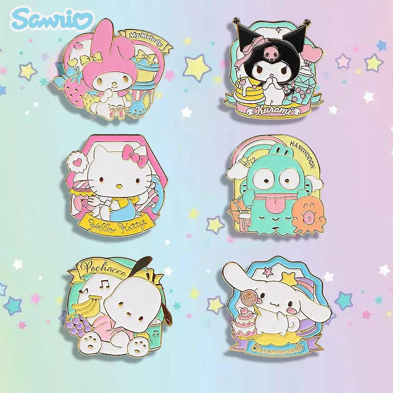 Sanrio Hello Kitty Brooch Mymelody Kuromi Cinnamoroll Cute Enamel Pins Anime Pins Figures Lapel Pins Kawaii Brooches for Women 
Sanrio Hello Kitty Brooch Mymelody Kuromi Cinnamoroll Cute Enamel Pins Anime Pins Figures Lapel Pins Kawaii Brooches for Women