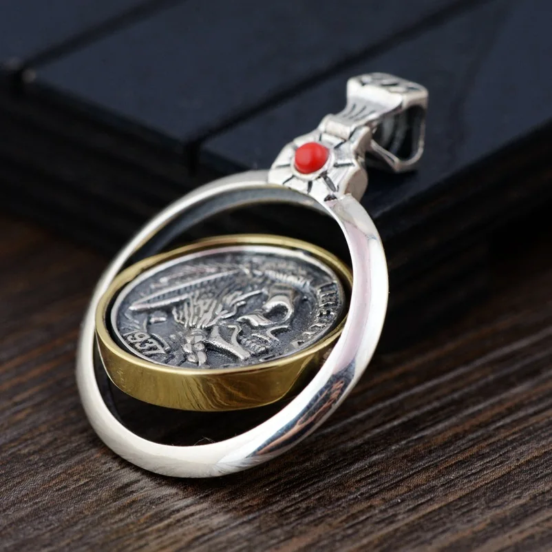 BOCAI S925 Sterling Silver Necklace Pendant Simple Men And Women With Hipster Personality Retro Couple
BOCAI S925 Sterling Silver Necklace Pendant Simple Men And Women With Hipster Personality Retro Couple