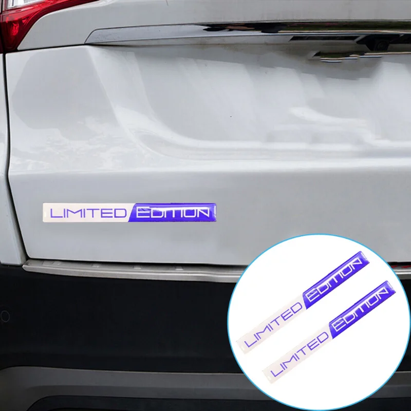 1 Pair 3D Emblem Car Stickers Limited Edition Styling Badge Decal Stickers Auto Window Door Bumper Body Side Decor Accessories
1 Pair 3D Emblem Car Stickers Limited Edition Styling Badge Decal Stickers Auto Window Door Bumper Body Side Decor Accessories