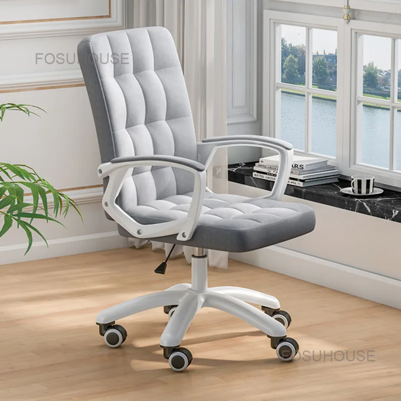 Modern Simple Office Chairs Relaxing Computer Armchair Swivel Game Office Chairs Backrest Sillon Para Dormitorio Home Furniture
Modern Simple Office Chairs Relaxing Computer Armchair Swivel Game Office Chairs Backrest Sillon Para Dormitorio Home Furniture