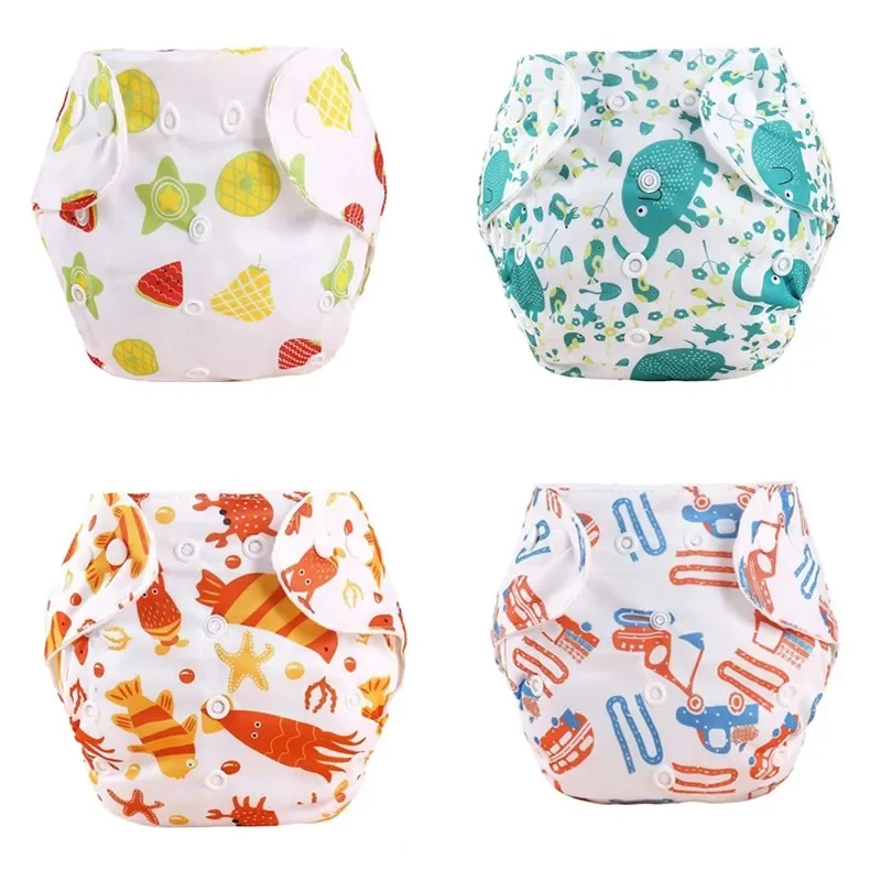 

25pc/Lot Pocket Washable Kids Nappies Reusable Diaper Cover Adjustable Children Nappy Changing Baby Cloth Diaper
