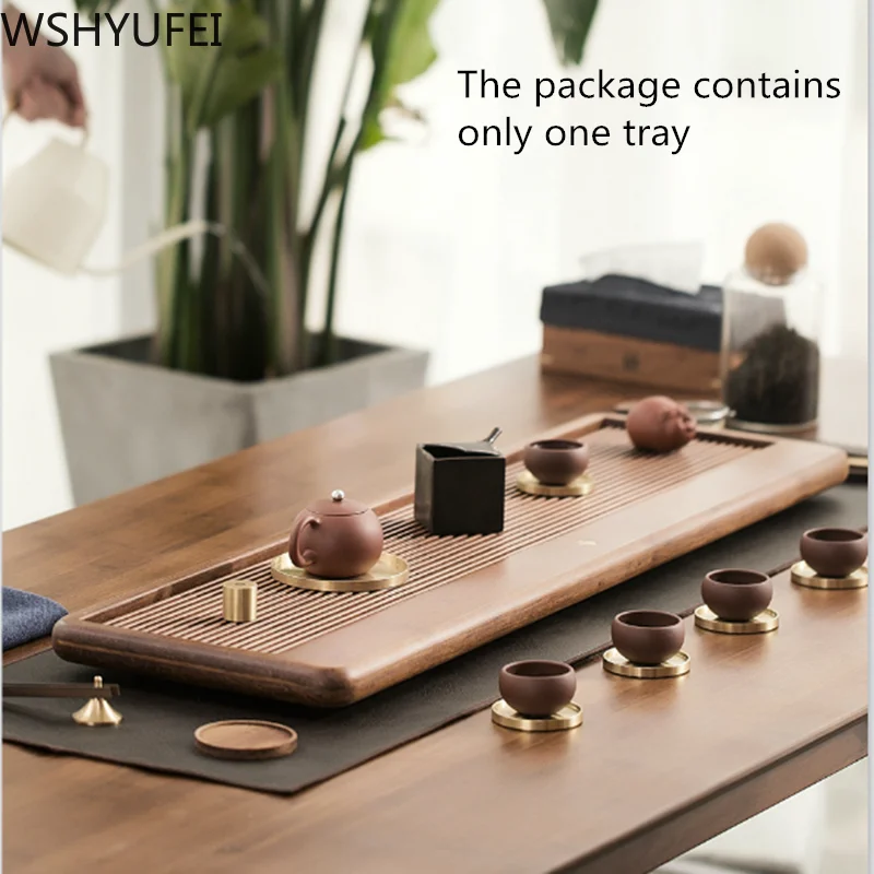 Chinese traditional Drainage solid wood tea set tray Rectangular Tea set tea set tea tray Household tea set accessories NLSLASI 
Chinese traditional Drainage solid wood tea set tray Rectangular Tea set tea set tea tray Household tea set accessories NLSLASI