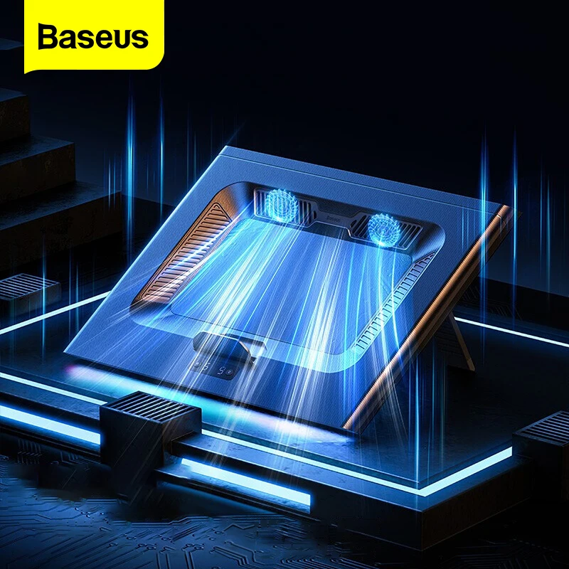Baseus Laptop Cooling Pad USB External Cooler Base Laptop Game RGB Adjustable Notebook Stand with Cooling Fan For 13-21 inch PC
Baseus Laptop Cooling Pad USB External Cooler Base Laptop Game RGB Adjustable Notebook Stand with Cooling Fan For 13-21 inch PC